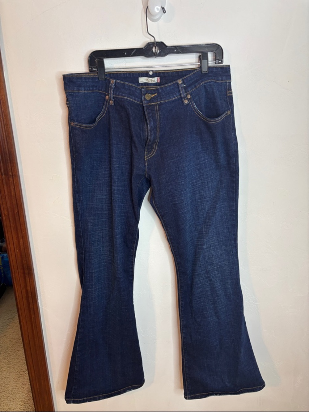 Levis 537 Low Flare Jeans Size 16 L